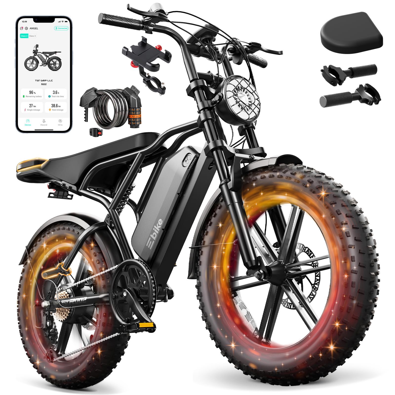 Электровелосипед LIMITE с лити – обзор и цена 48V 1500W Rear Hub Motor With Battery