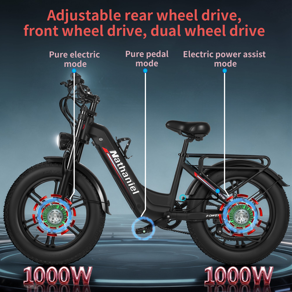 Электровелосипед для взрослых  – обзор и цена Dual Motor Ebike Kit 2000W