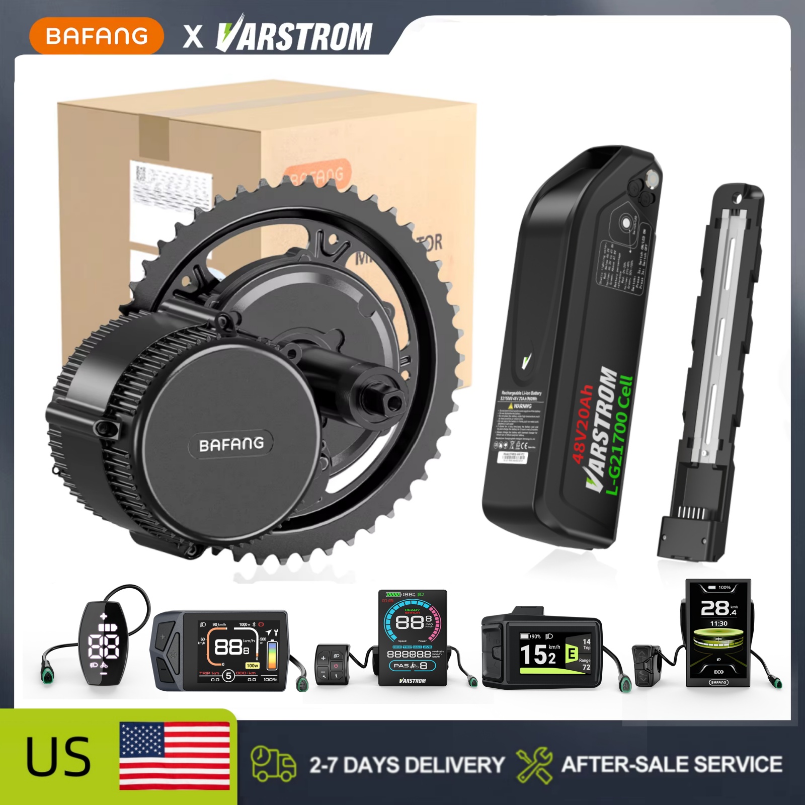 [В наличии в США] Комплект для – обзор и цена Side Hung Mid Drive Motor Kit