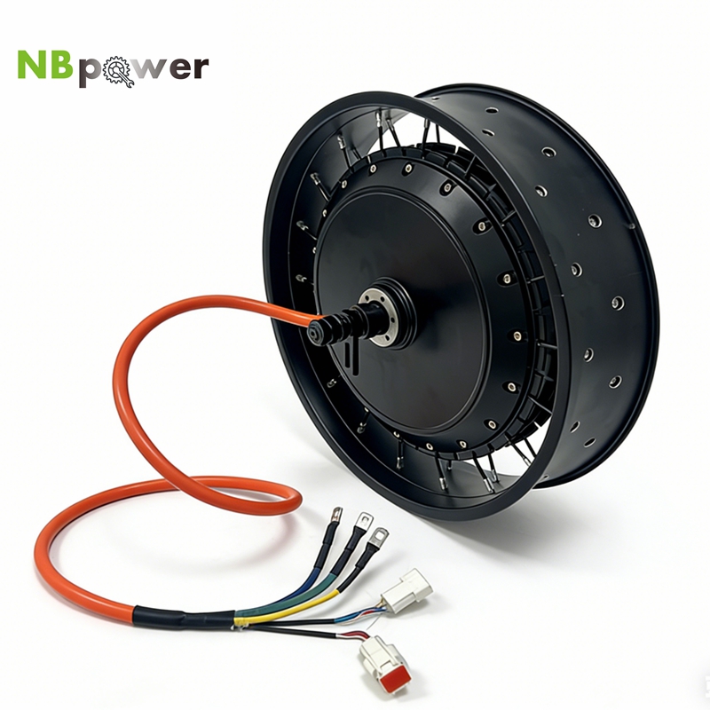 NBpower/QS 273 40H 48-96В Номи – обзор и цена 72V 8000W Brushless Hub Motor